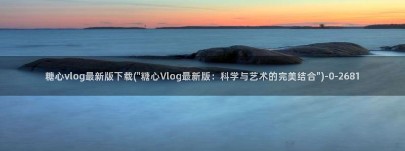 糖心vlog小